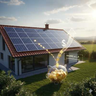 Instalar placas o paneles solares tiene coste y es una forma para ahorrar luz y pagar menos a largo plazo